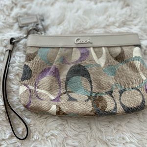 Coach Signature Wristlet